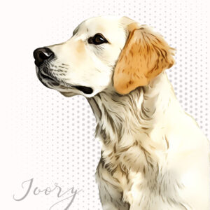 Alternative view of Cute Pet Portrait | Dog Photo Illiustration | Unique Personalised Gift