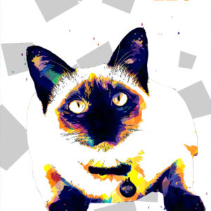 Alternative view of Customised Cute Cat Portrait | Unique Personalised Gift | Home decor